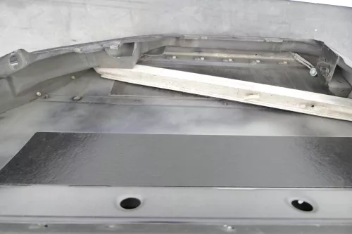 Audi A6 4B C5 Tür Türblatt hinten rechts blau lila LZ5L (130071)