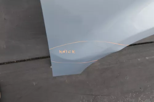 Audi A4 8E B6 Kotflügel vorne rechts grau silber blau LY7R (130081)