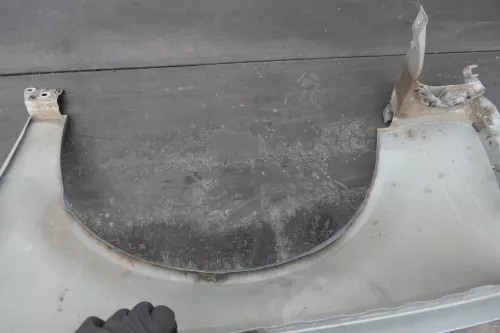 Audi A4 8E B6 Kotflügel vorne rechts grau silber blau LY7R (130081)