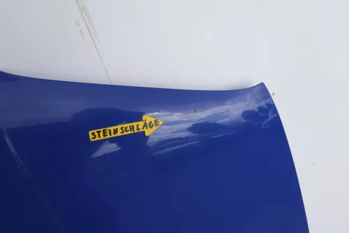 VW Golf 4 Motorhaube Haube Klappe vorne blau LA5C surfblue (130104)