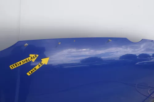 VW Golf 4 Motorhaube Haube Klappe vorne blau LA5C surfblue (130104)