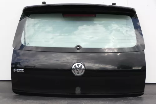 VW Fox 5Z Heckklappe Kofferraumklappe Klappe hinten mit Scheibe schwarz L041