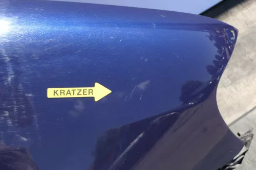 VW Touran 1T Kotflügel vorne rechts blau LB5N indig 1T0821022A ca.Bj. 2003-2006 (130156)