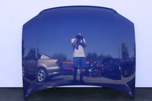 VW Passat 3BG Motorhaube Klappe vorne vorn Haube blau LC5X inkyblue