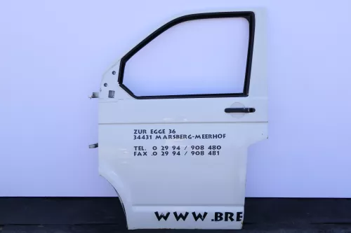 VW T5 Tür vorne links Fahrertür weiß R902 (ohne jegliche Anbauteile) (130325)