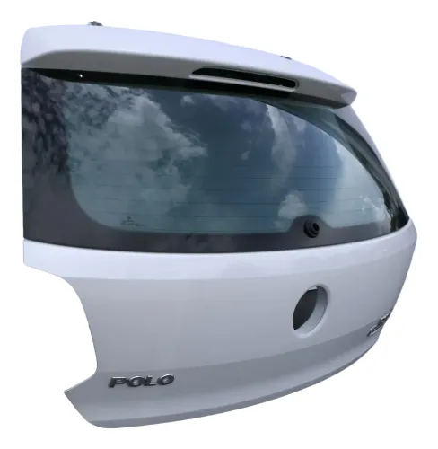 VW Polo 6R 6C Heckklappe Kofferraumklappe Klappe Scheibe weiß L0K1 (130365)
