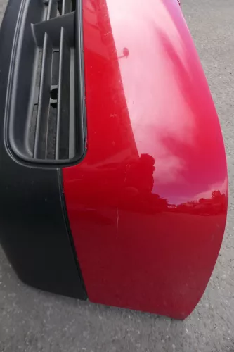 VW Lupo Stoßstange vorne Frontstoßstange Stoßfänger rot LY3D (130802)