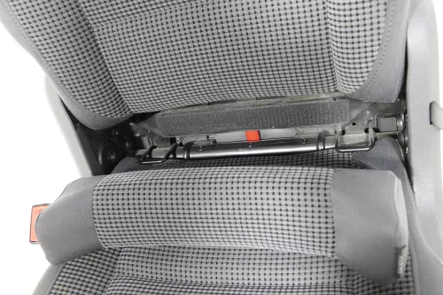 VW Touran Sitz hinten links anthrazit (hinterm Fahrersitz) Rücksitz Isofix (130917)