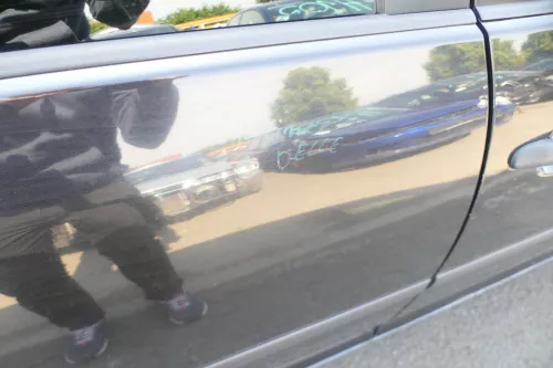 VW Golf 5 V 1K Tür nur das Türblatt hinten rechts 4/5-Türer schwarz LC9Z met (140305)