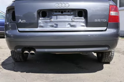 Audi A6 4B Kombi Avant Stoßstange hinten Heckstoßstange grau LX7Z FAcelif + PDC