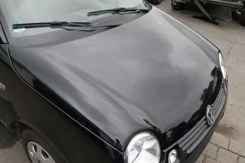 VW Lupo Motorhaube Klappe Frontklappe Haube vorne schwarz L041 uni (141203)