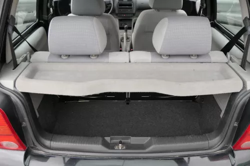 VW Lupo Arosa Hutablage Abdeckung Kofferraum Abdeckung hinten grau mängel