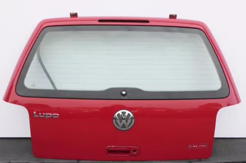 VW Lupo 6X Heckklappe hinten Klappe Kofferraumklappe Scheibe rot LY3D Scheibe (141601)