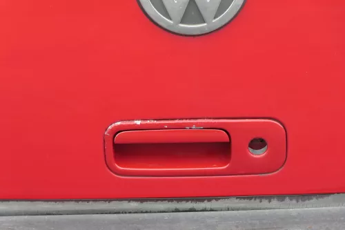VW Lupo 6X Heckklappe hinten Klappe Kofferraumklappe Scheibe rot LY3D Scheibe (141601)