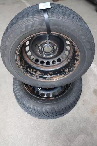 2x Audi A4 8E A6 4B 195/65 R15 91H Winterreifen M&S Reifen Felgen 5mm  (142020)
