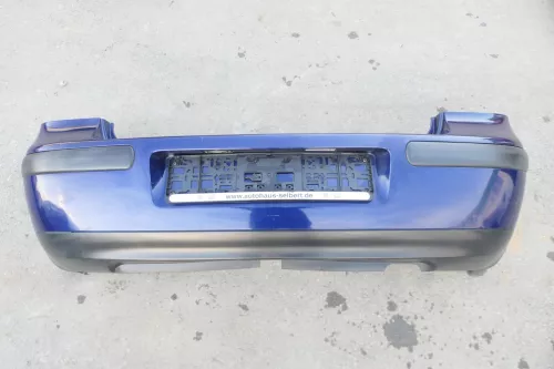 VW Golf 4 Limousine Stoßstange hinten Heckstoßstange Stoßfänger blau LB5N indi