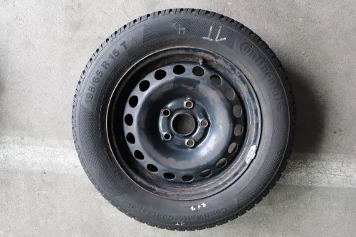 VW Golf 6 Touran 1T 195/65 R15 91T Winterreifen M+S Felgen Reifen M&S ca. 4-8mm  (142209)