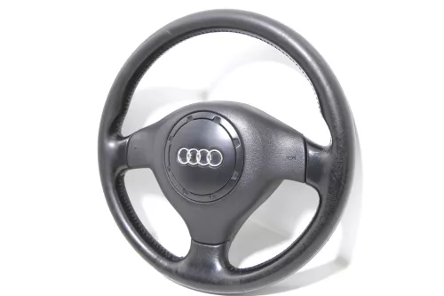 Audi A4 B5 A6 4B A8 Lenkrad schwarz 3-speichen airbag  (143045)