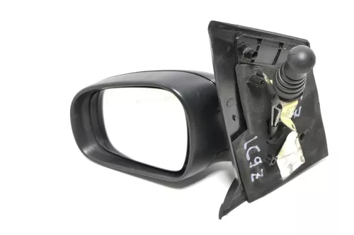 VW Fox 5Z manueller Spiegel Außenspiegel + Glas links schwarz LC9Z mechanisch