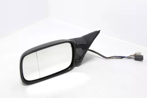 VW Passat 3A 35i elektrischer Spiegel Außenspiegel links mit Glas schwarz matt (143183)