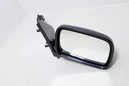VW Polo 6N manueller manuell Spiegel Außenspiegel rechts mit Glas blau LN5Y wind (143189)