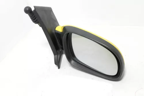VW Fox 5Z manueller Spiegel Außenspiegel + Glas rechts gelb LY1C mechanisch (143238)