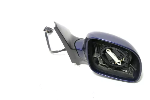 VW Golf 4 Bora elektrischer Spiegel vorne rechts Außenspiegel blau LB5N 143279