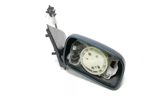 VW Polo 6N manueller mechanischer Spiegel Außenspiegel rechts grün LC6P