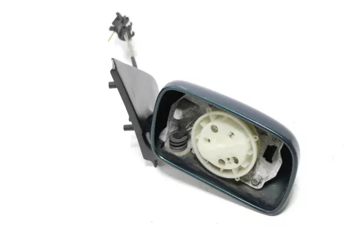VW Polo 6N manueller mechanischer Spiegel Außenspiegel rechts grün LC6P