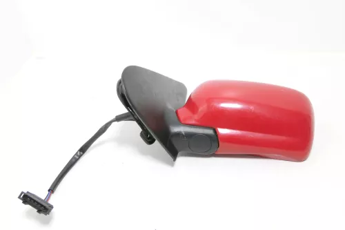 VW Polo 6N elektrischer Spiegel Außenspiegel links außen mit Glas rot LP3G flash (143432)