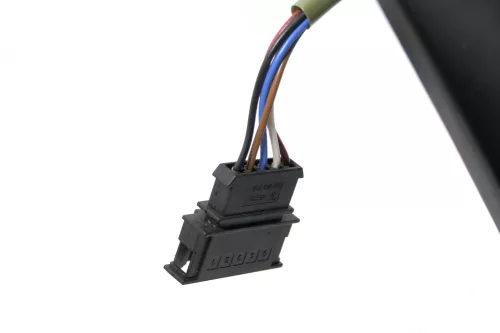 VW Polo 6N elektrischer elektrisch Spiegel Außenspiegel rechts blau LR5V + Glas (143455)