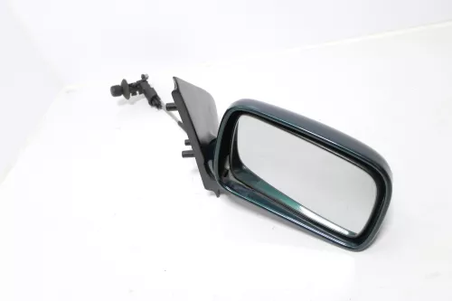 VW Polo 6N manueller mechanischer Spiegel Außenspiegel rechts Glas grün LC6P bil (143505)