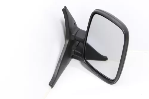 VW T4 mechanisch Spiegel Außenspiegel rechts Glas schwarz 701857508 origi matt k (143599)