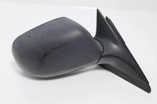 Audi A4 B5 elektrischer Spiegel Außenspiegel rechts schwarz matt unlackiert Glas (143704)