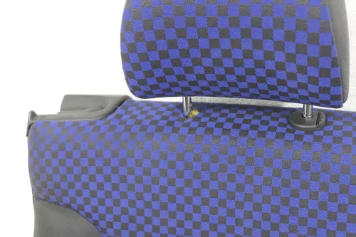 Audi A3 8L Sitz Sitze hinten Rückbank Rücksitzbank Sitzfläche Kopfstützen blau k (143754)