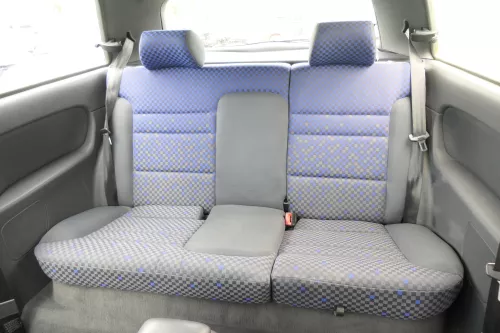 Audi A3 8L Sitz Sitze hinten Rückbank Rücksitzbank Sitzfläche Kopfstützen blau k (143754)