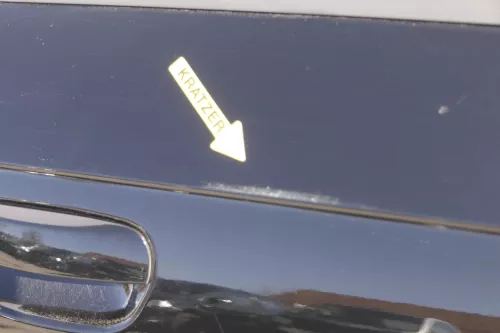 Audi A3 8P 2/3-Türer Tür vorne rechts Beifahrertür Türblatt schwarz (144557)