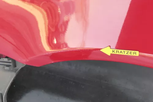 VW Sharan Kotflügel links vorne rot LK3A 2000-2009 Facelift (144655)