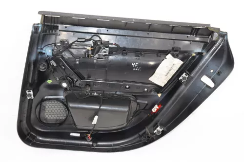 1x Audi A6 4F Türverkleidung Verkleidung Tür hinten links Volterra Leder S-line  (145232)
