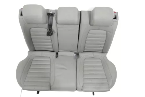 VW Passat 3C Kombi Sitz Rückbank Rücksitzbank Sitze Leder Lehne Ski classic grau