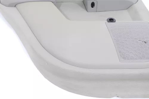 Audi A2 8Z Türverkleidung Verkleidung Tür hinten links hell grau platin (145657A)