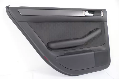 1x Audi A6 4B Türverkleidung Verkleidung Tür hinten links soul schwarz (145665)