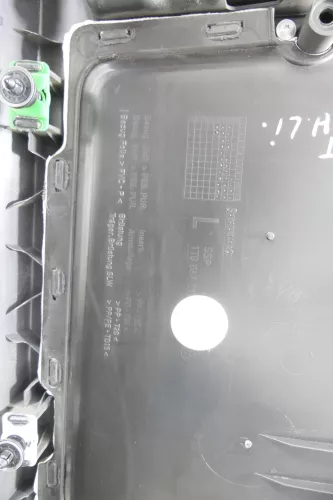 VW Touran 1x Türverkleidung Verkleidung Tür hinten links anthrazit schwarz Kurbe (145705)