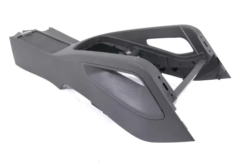 VW Golf 5 V 1K Mittelkonsole Mitteltunnel um Schaltung schwarz 1K0863243A d