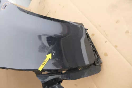Audi A4 8E B6 Kotflügel vorne links schwarz - Delle (145791)