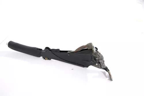 Audi A6 4B Handbremse Feststellbremse schwarz Leder (145862)