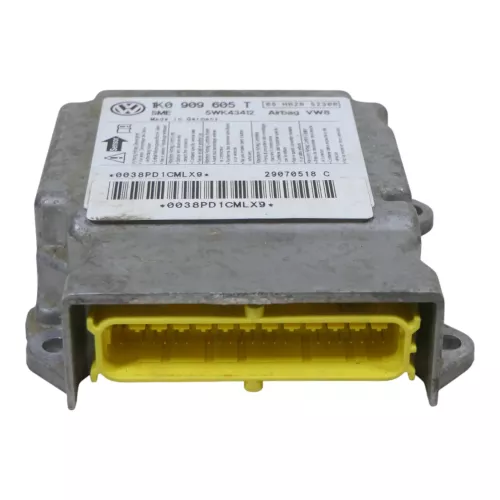 VW Golf 5 Steuergerät Airbagsteuergerät 1K0909605T /N 03 / 05 H015 S2100 037 (146053)