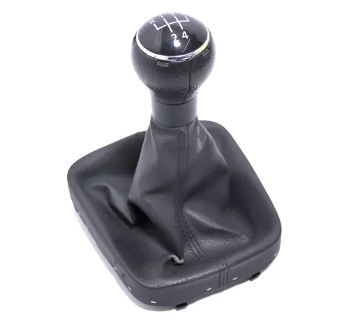 Golf 5 Schaltknauf Schaltsack Schaltung Schaltknüppel Leder 5-Gang 1K0711113AH