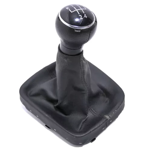 Golf 5 Schaltknauf Schaltsack Schaltung Schaltknüppel Leder 5-Gang 1K0711113AH