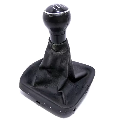Golf 5 Schaltknauf Schaltsack Schaltung Schaltknüppel Leder 5-Gang 1K0711113AH (146166)
